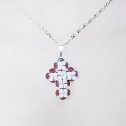 Pendant 40cm - Adena-Silver Chain - Pendant 40cm - Laiton argenté